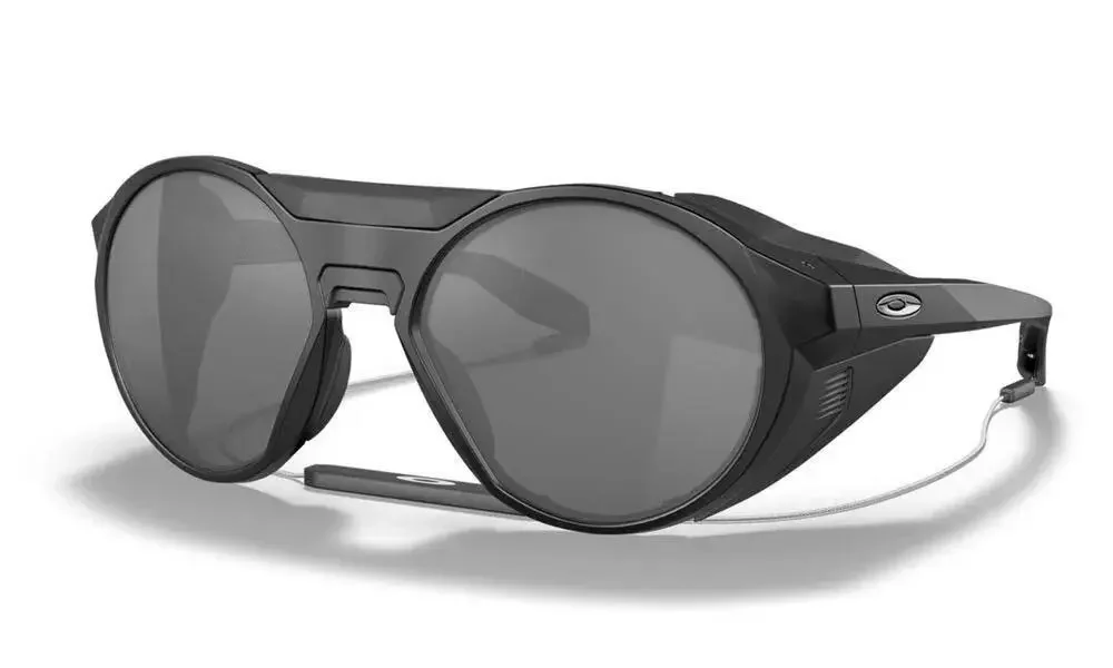 Oakley Clifden Sunglasses Prizm Black Polarized Lenses Side Shields Leash Bridge